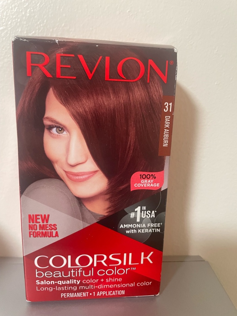 Revlon ColorSilk Permanent Hair Color - Dark Auburn